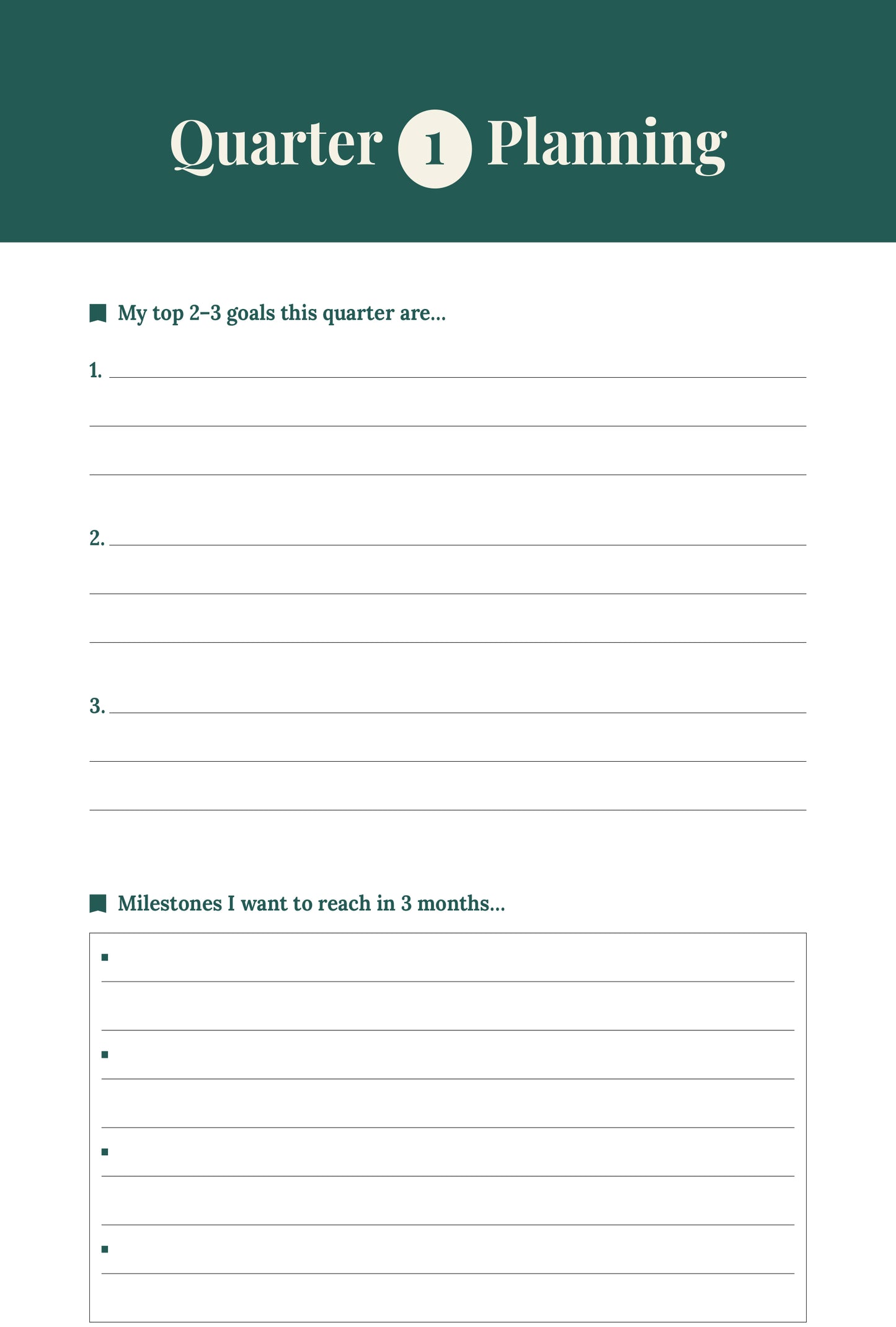 New Year New Intentions Journal