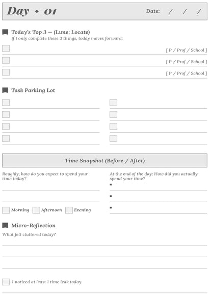 Organized AF™ Journal